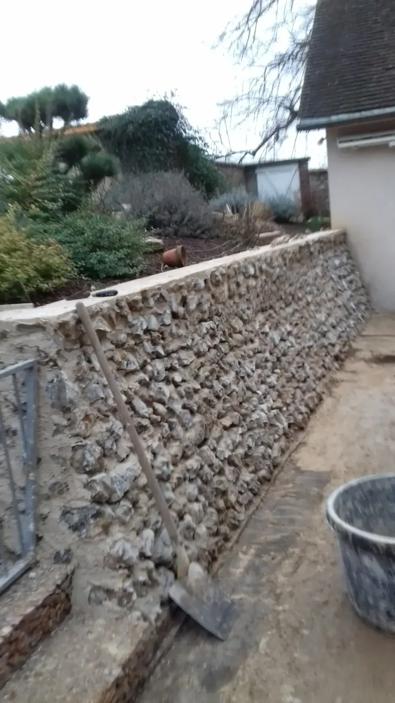 Taras, schody i kamienne murki — zdjęcie 5
